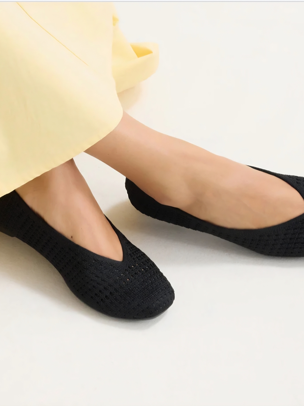 Rothy's Square Ballerina Flats Shoes Size 6.5